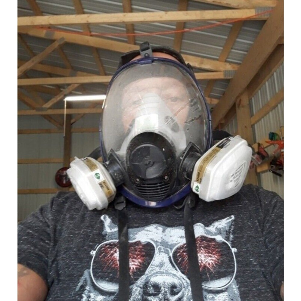 StoneSky 17 in1 Full Face Gas Mask Facepiece Respirator For Painting Spraying 6800 Series