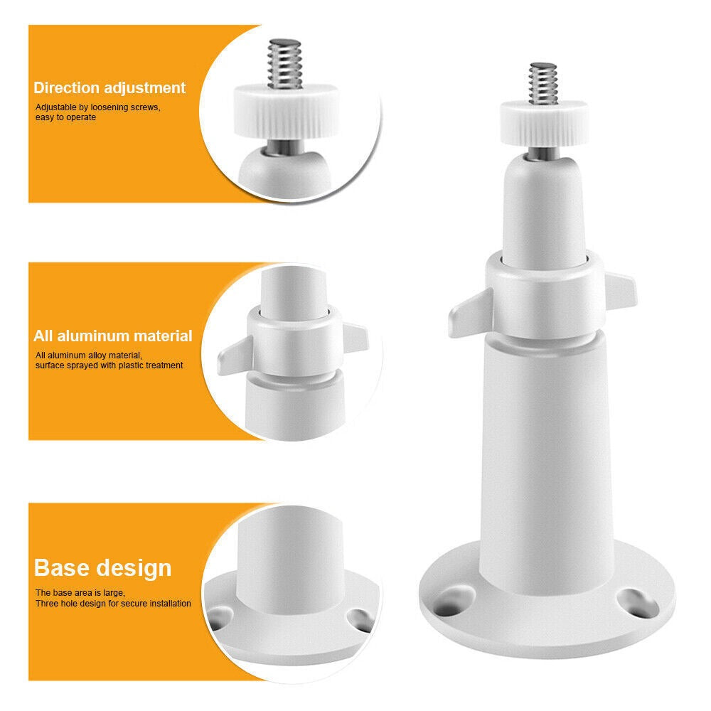 StoneSky 4Pack Security Camera Wall adjustable Mount For Arlo Arlo Pro Pro 2 Pro 3 White