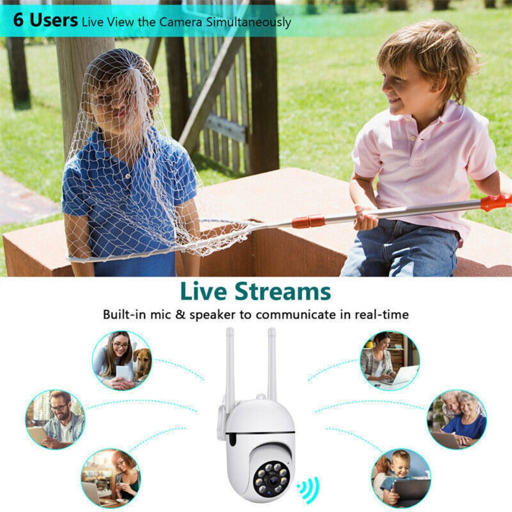 StoneSky Wireless Security Camera System Home 5G Wifi Night Vision 1080P Cam YCC365 PLUS