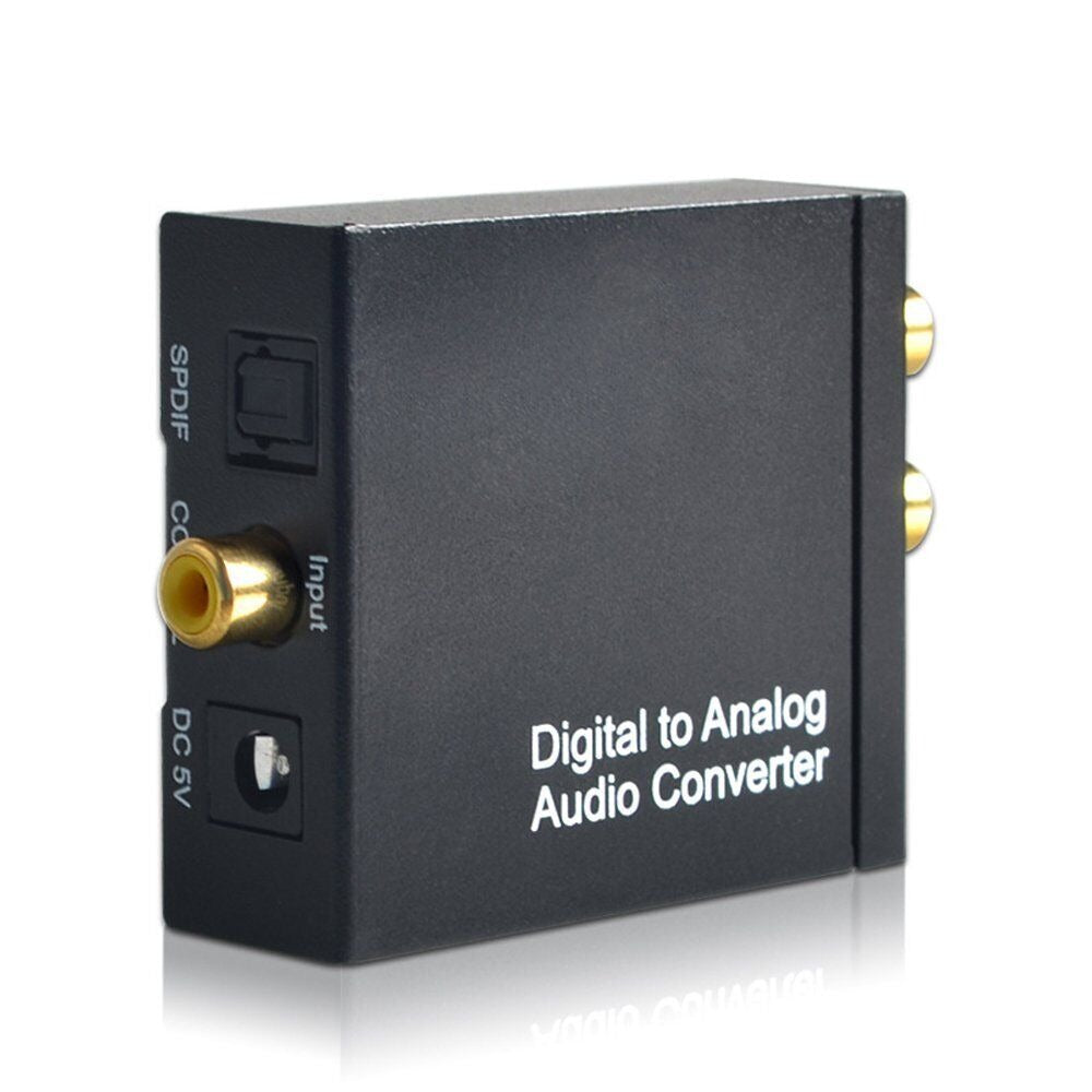 StoneSky Optical Coaxial Toslink Digital to Analog Audio Converter Adapter RCA L/R 3.5mm
