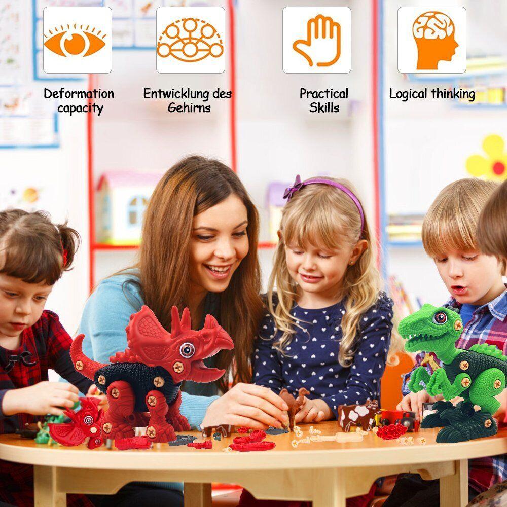 STONESKY Educational Learning Toys for Kids Age 3 4 5 6 7 8 Year Take Apart Dinosaur Toy