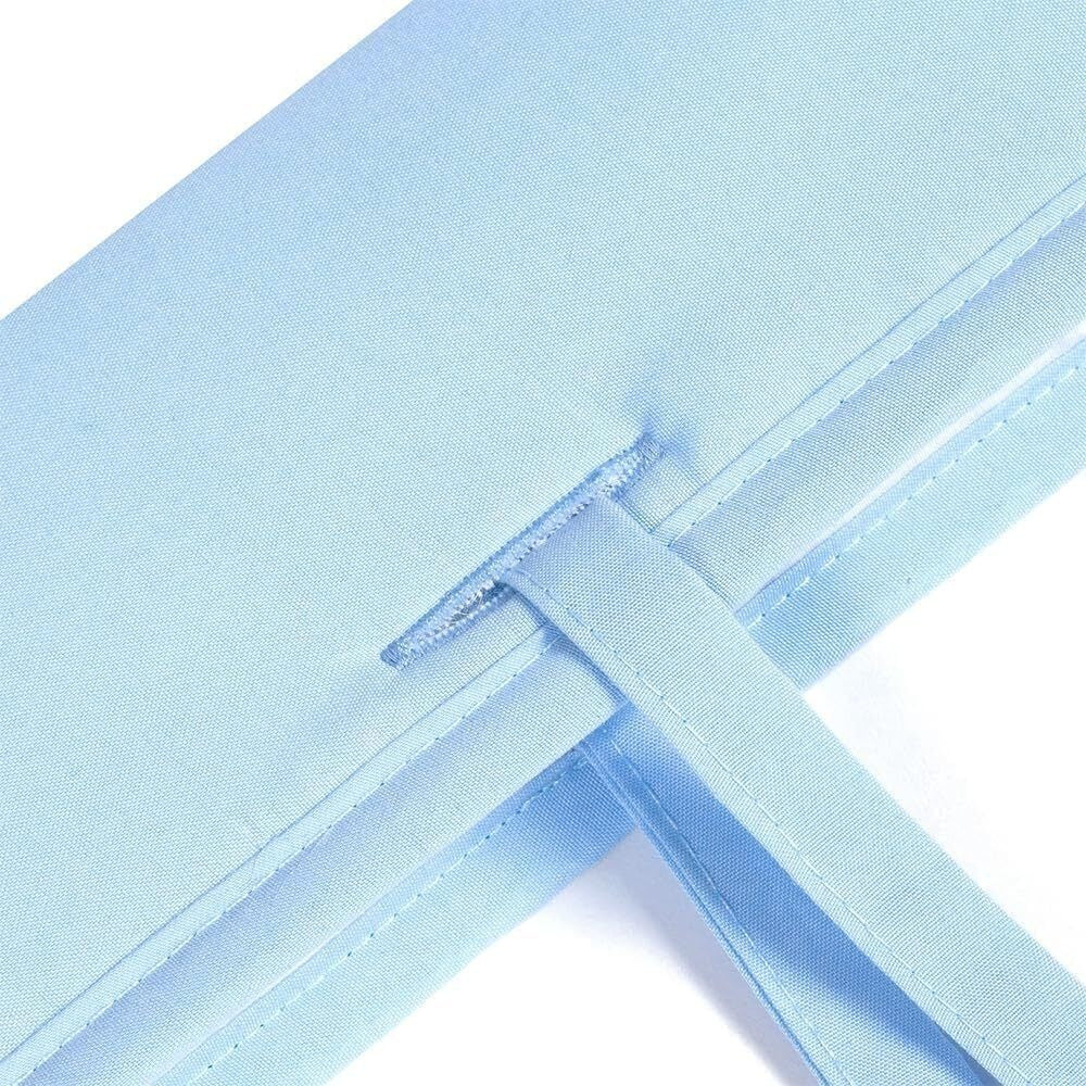 StoneSky 3 Pack Baby Crib Rail Cover Protector Safe Teething Guard Wrap for Standard Crib
