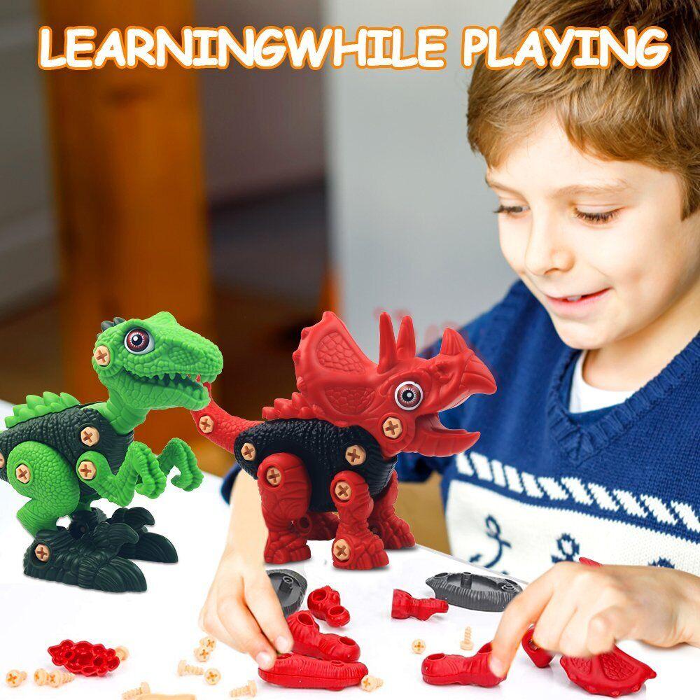 STONESKY Educational Learning Toys for Kids Age 3 4 5 6 7 8 Year Take Apart Dinosaur Toy