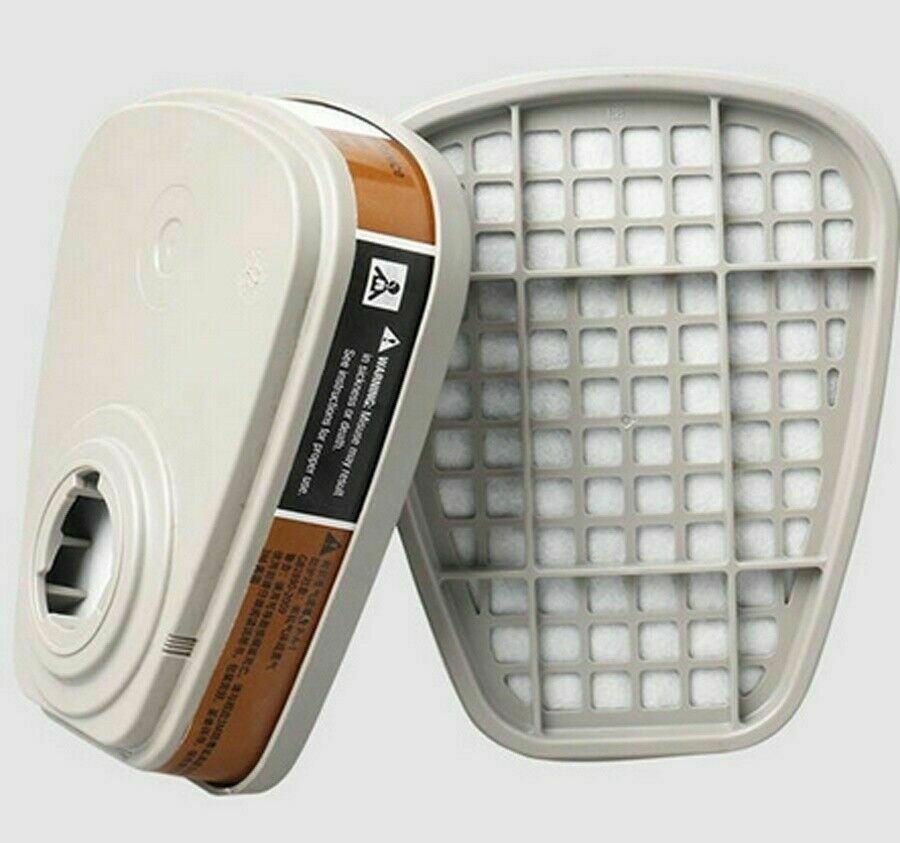 StoneSky Gas Mask 2x 6001CN Organic Vapor Respirator Filter Cartridge For 6300 6800 7502