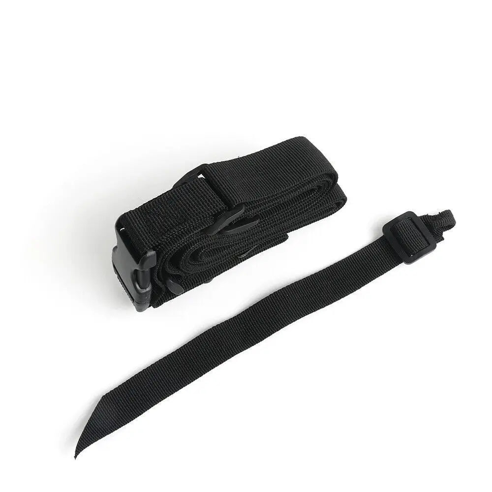 STONESKY 3 Point Sling Rifle Gun Black Adjustable Strap Tactical Quick Detach QD Mount