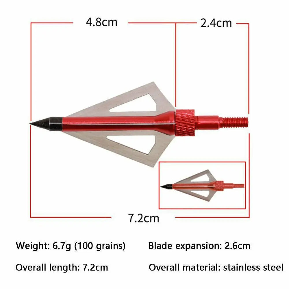 STONESKY 12Pcs 20-inch Carbon Crossbow Bolts Archery Hunting + 12Pcs 100 Garin Arrowhead Broadheads
