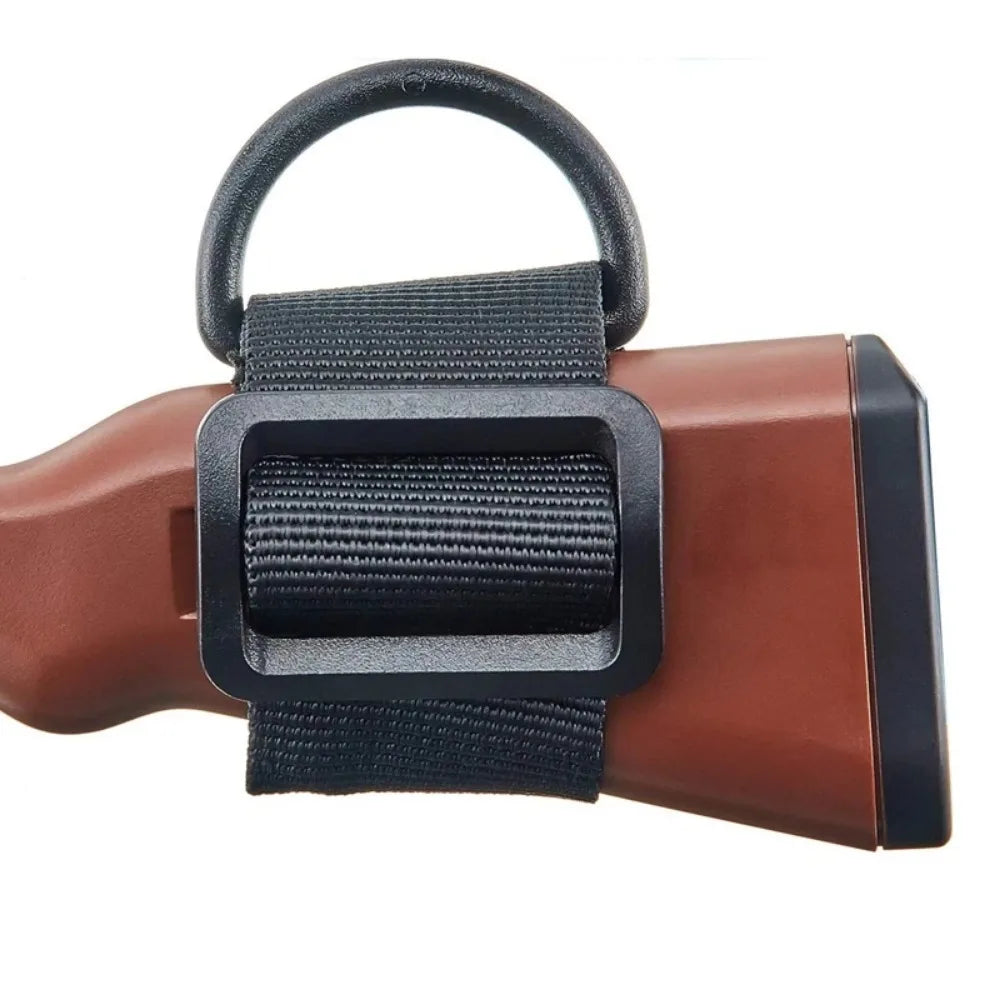 STONESKY Tactical Heavy Duty Sling Adapter W/ D Ring for Rifle Shotgun Attachment Mount Buttstock