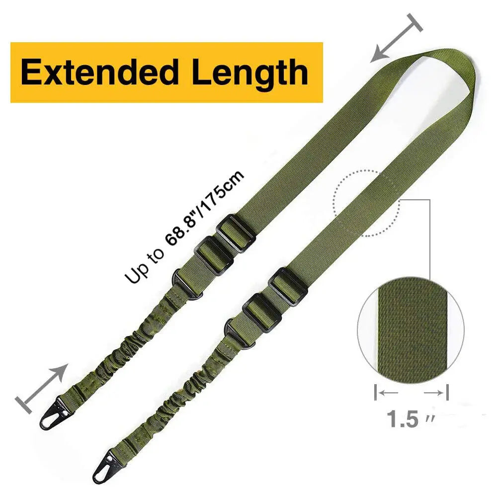 STONESKY 2 Point Adjustable Quick Release Rifle Strap & 2Pcs M-LOK QD Sling Hunting accessories