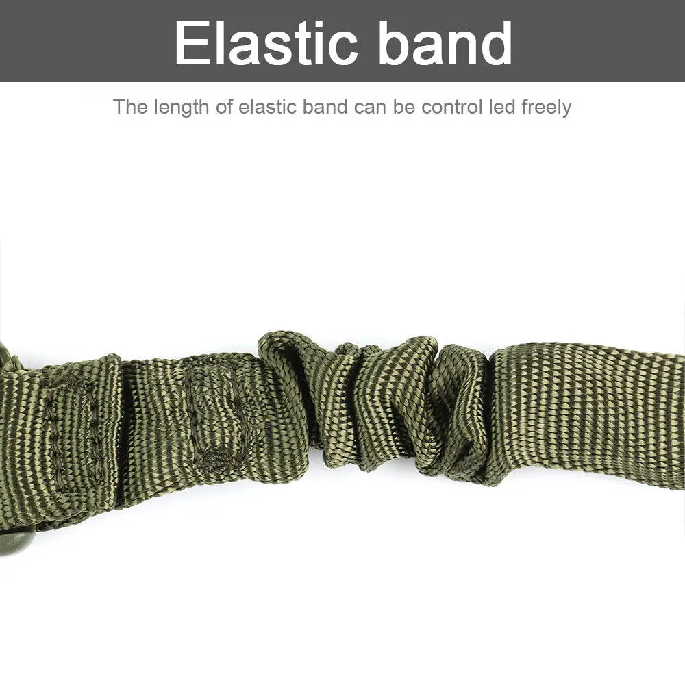STONESKY One Single Point Sling Strap Bungee Rifle Gun Sling with Shoulder Pad hunting accessories