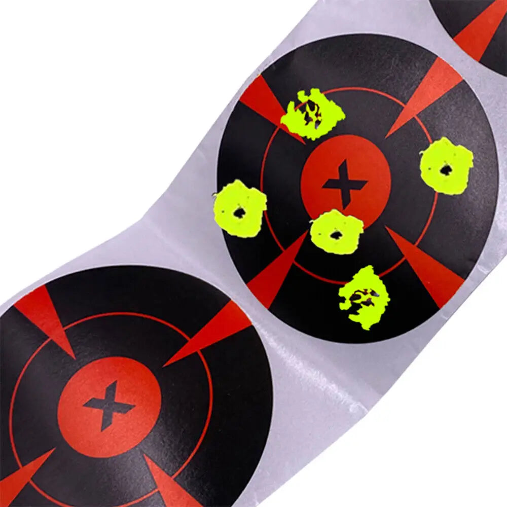 STONESKY 250Pcs/roll 3" Shooting Splatter Reactive Self Adhesive Targets Target Stickers Training Adhesive Paper