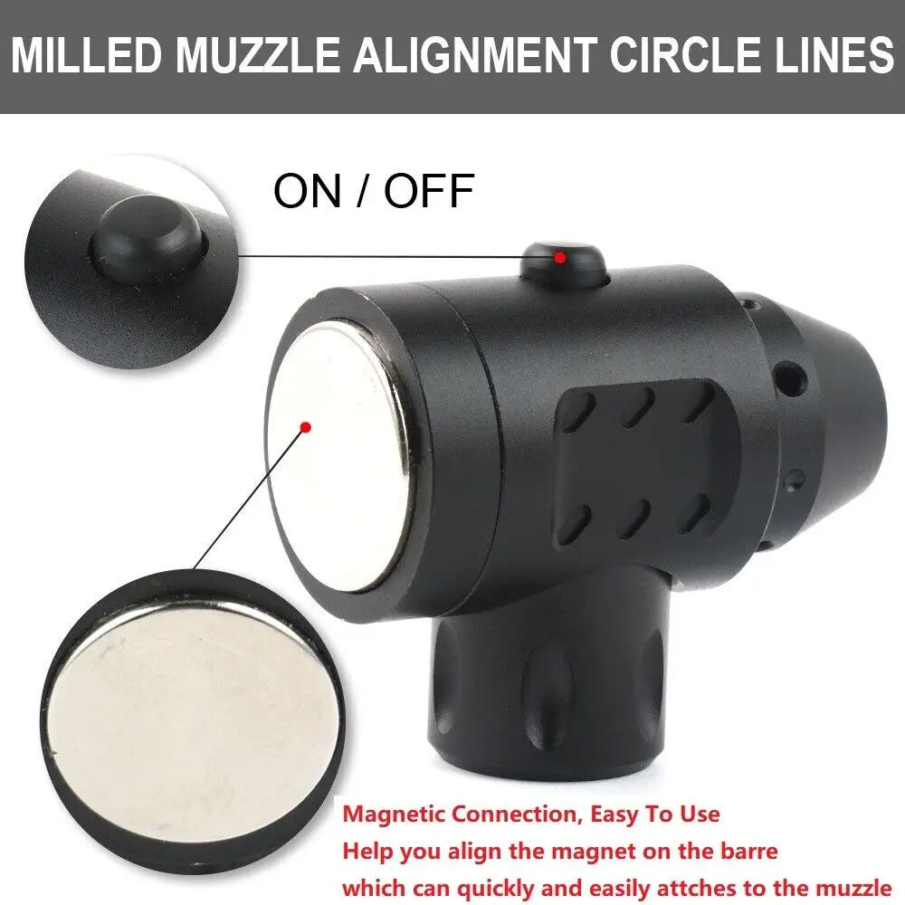 STONESKY 0.17 to 10 Red Laser Bore Sight Handgun Rifle Boresighter Magnetic Collimator for hunting