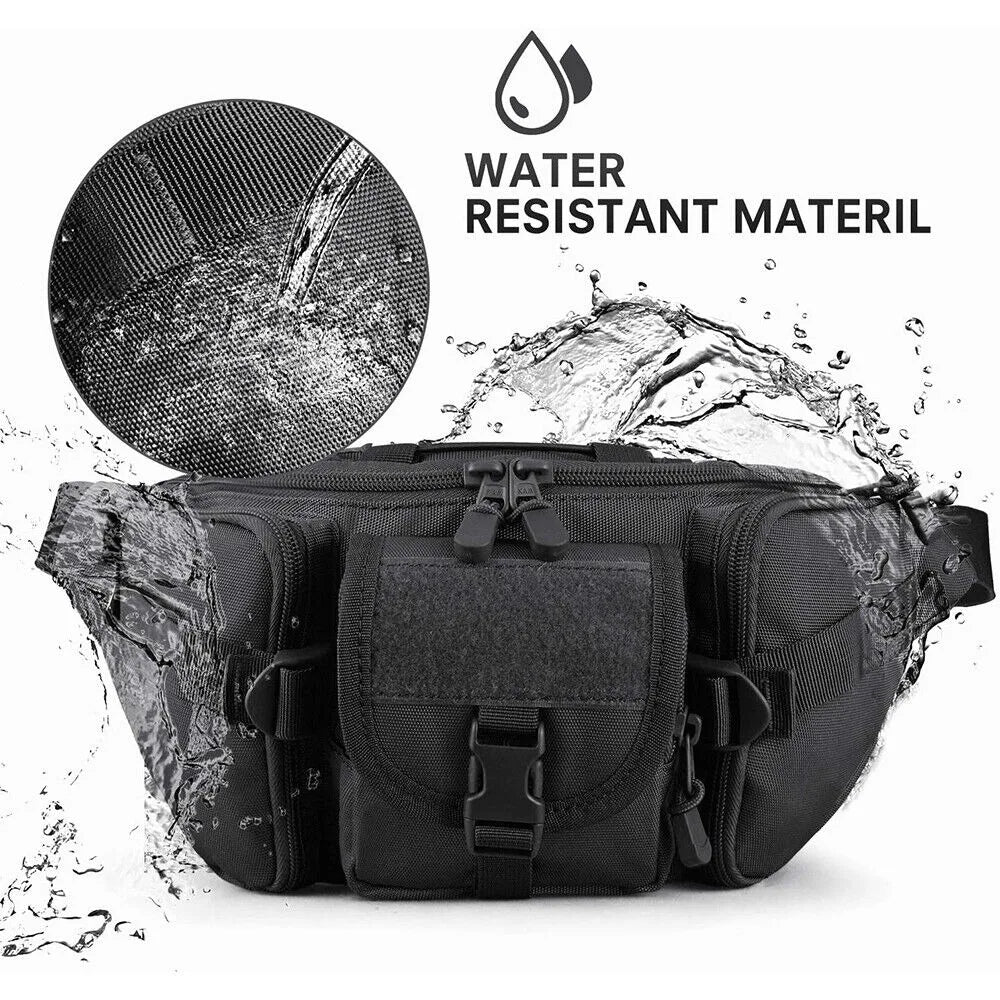 STONESKY M7 Tactical Fanny Pack Bumbag Waist Bag Military Hip Belt Outdoor Hiking Fishing Bag