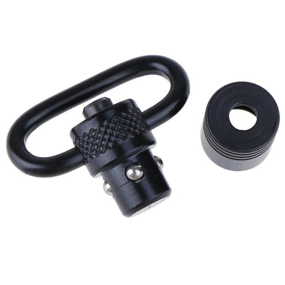 STONESKY 2Pcs 1.25" QD Push Button Swivels Quick Detach Sling Swivels with Adaptor Base night vision scope