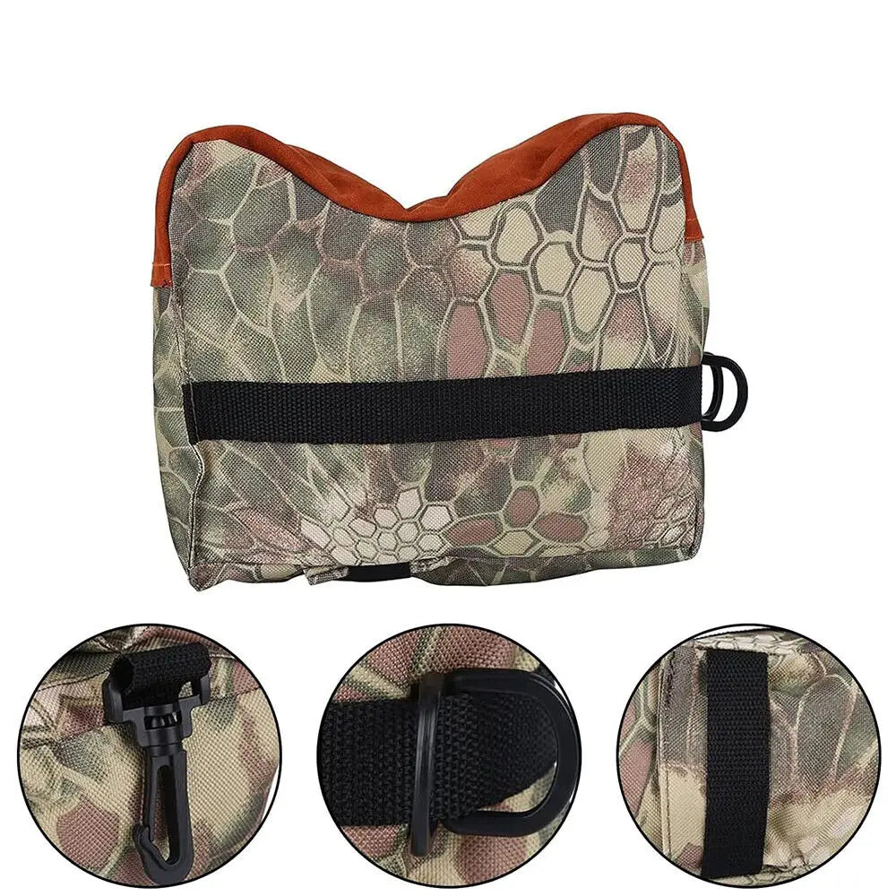 STONESKY Shooting Rest Bags Front & Rear Sand Bag Stand Gun Bench Rest Bag Holders Unfilled for Rifle Hunt