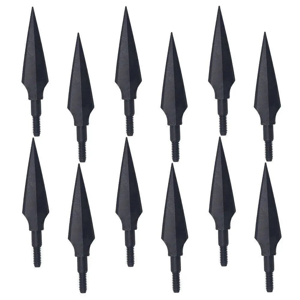 STONESKY 12Pcs Arrowheads Archery 150 Grain Hunting Broadheads Crossbow Arrowhead W/ Box for Hunting