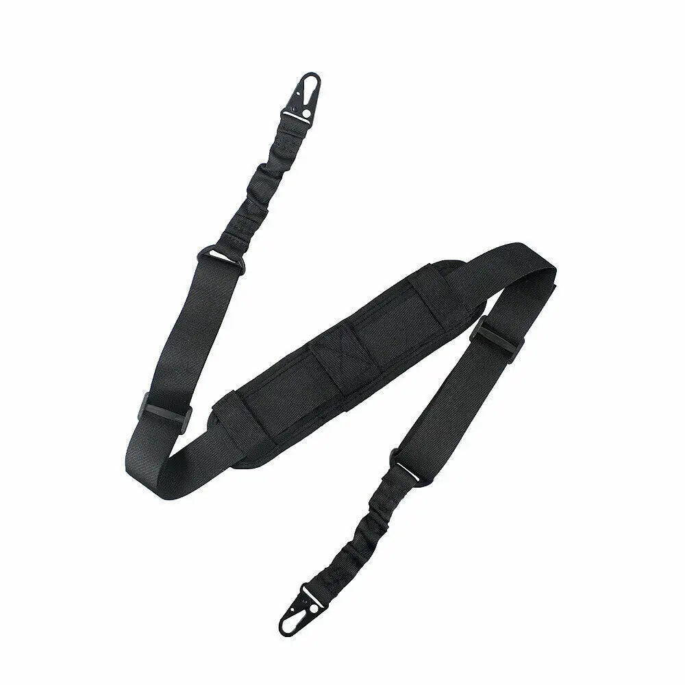 STONESKY Adjustable Quick Release Black Gun Strap with Shoulder Padded 2Point Rifle holographic sight