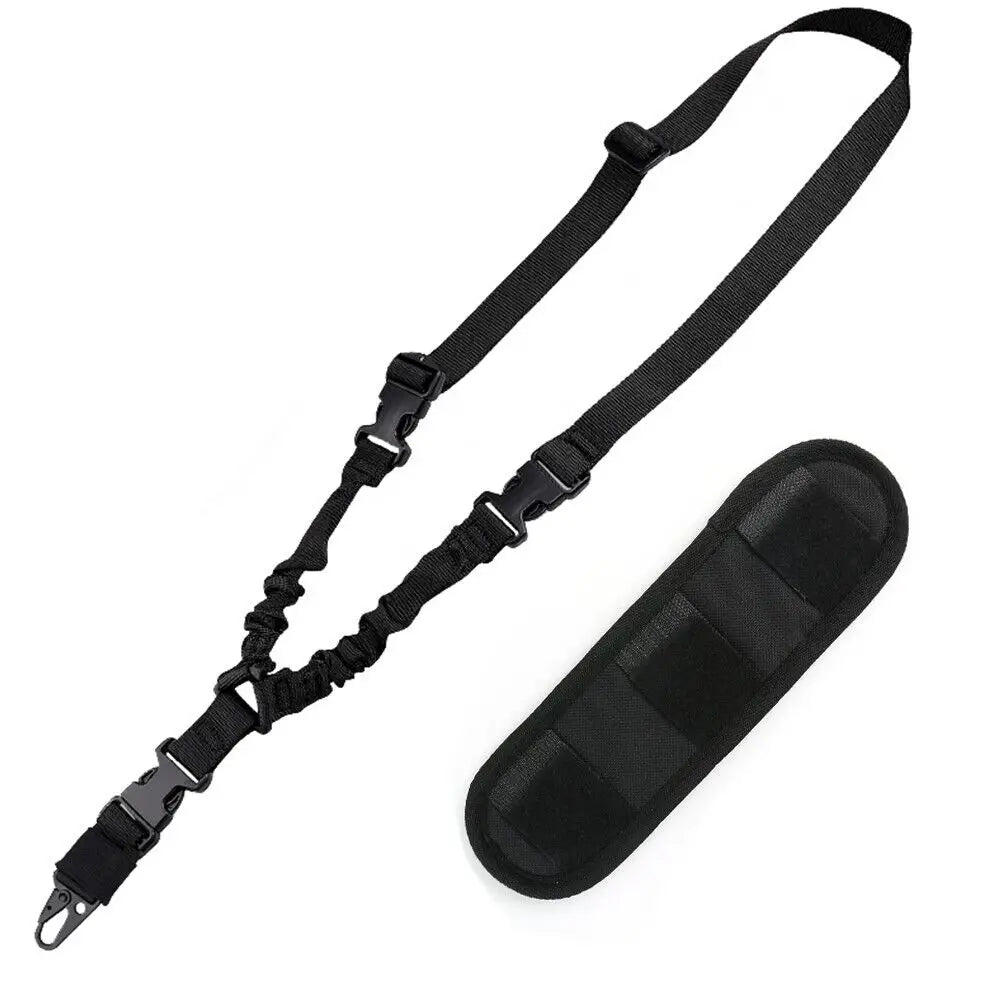STONESKY Rifle One Single Point Sling Strap Rifle Gun Sling w/ QD Buckle&Shoulder Pad Hunting accessories