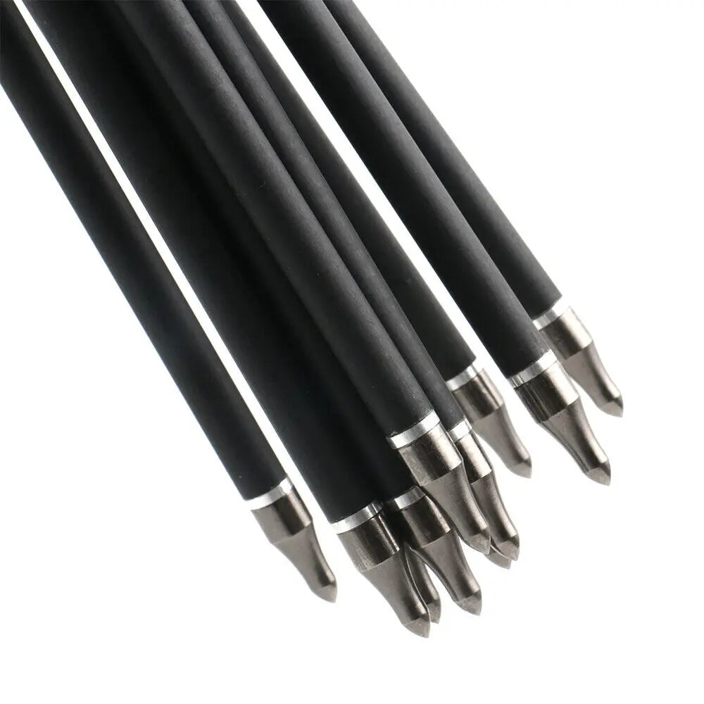 STONESKY Archery Hunting Riflescopes, SP500 Carbon Mixed Arrows, 12Pcs 30 Inches for Compound & Recurve Bow