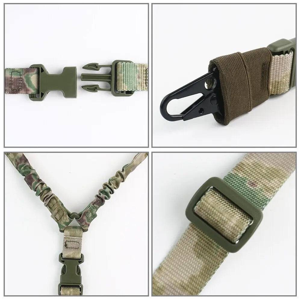 STONESKY Tactical One Single Point Rifle Sling Gun Sling Strap with Quick Release Buckle