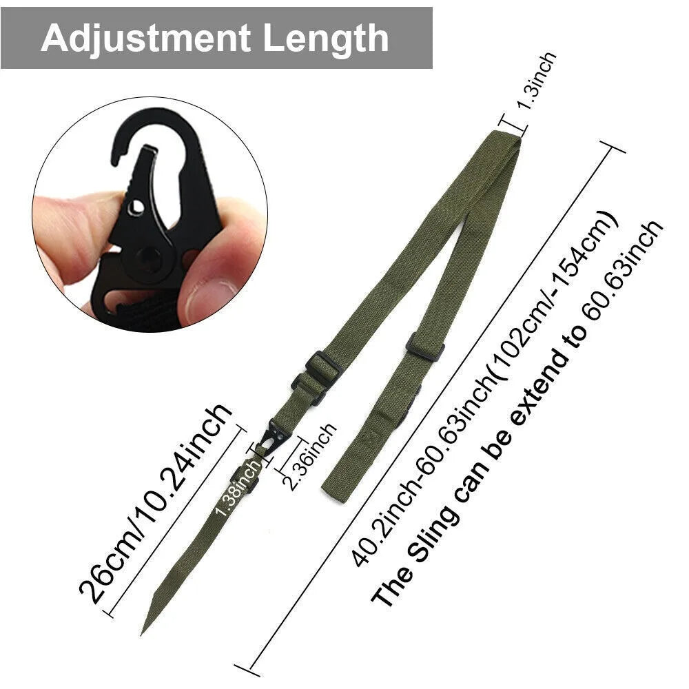 STONESKY Adjustable Three 3 Point Sling Rifle Gun Strap Tactical Quick Detach QD Mount US hunting accessories