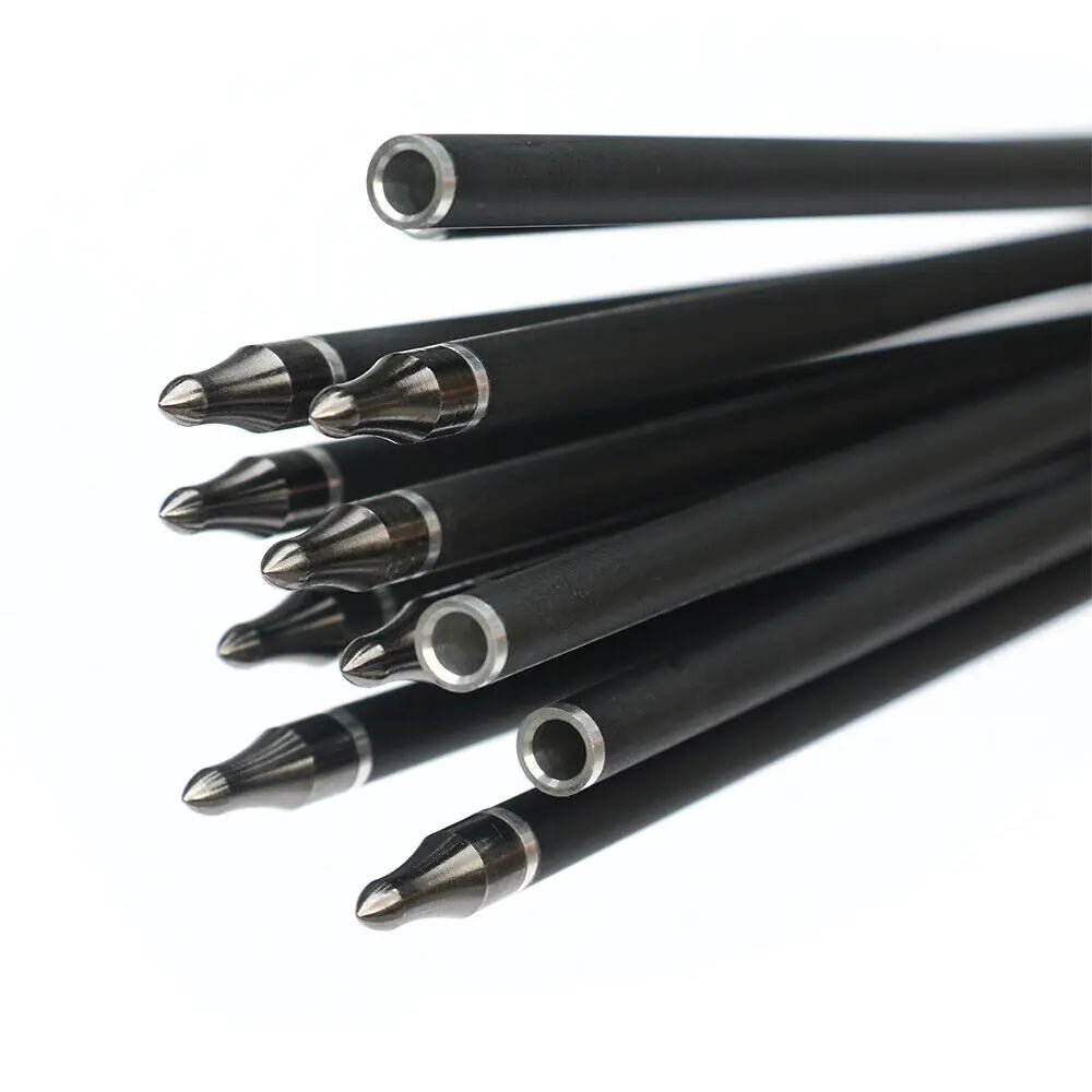 STONESKY Archery Hunting Riflescopes, SP500 Carbon Mixed Arrows, 12Pcs 30 Inches for Compound & Recurve Bow