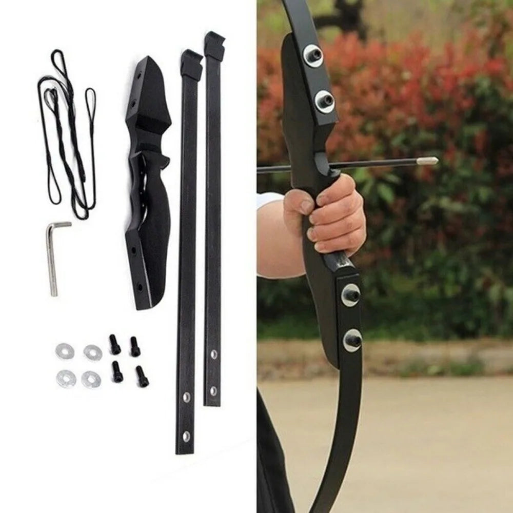 STONESKY 30lbs 51" Takedown Recurve Bow Archery Target Training Right Hand Practice Youth For Right Hand