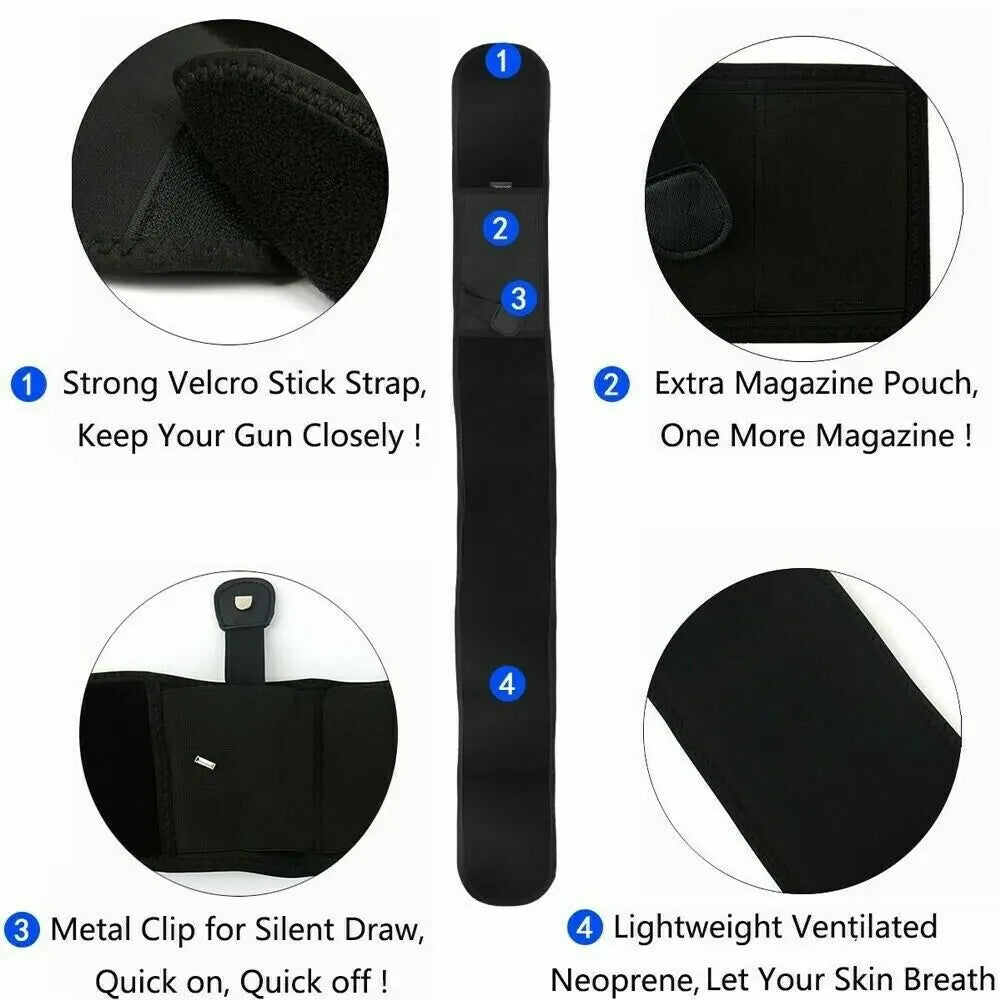 STONESKY Hidden Carry Ultimate Concealed Belly Band Holster Neoprene Waist Band for Pistol Gun
