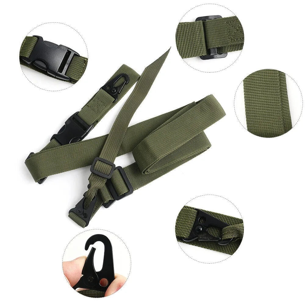 STONESKY Adjustable Three 3 Point Sling Rifle Gun Strap Tactical Quick Detach QD Mount US hunting accessories