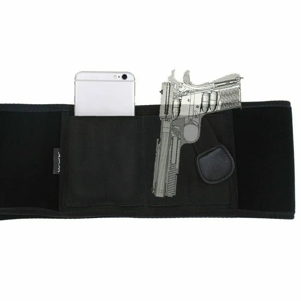 STONESKY Hidden Carry Ultimate Concealed Belly Band Holster Neoprene Waist Band for Pistol Gun