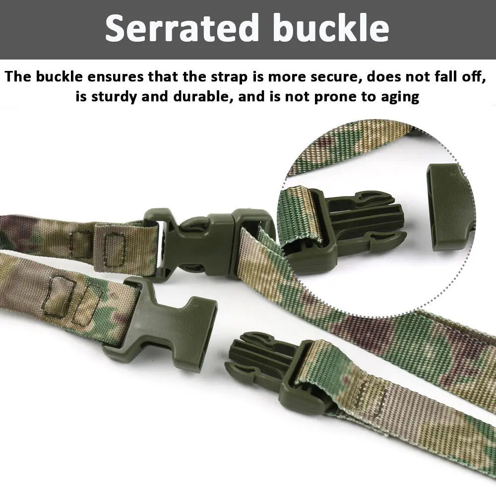 STONESKY Tactical One Single Point Rifle Sling Gun Sling Strap with Quick Release Buckle