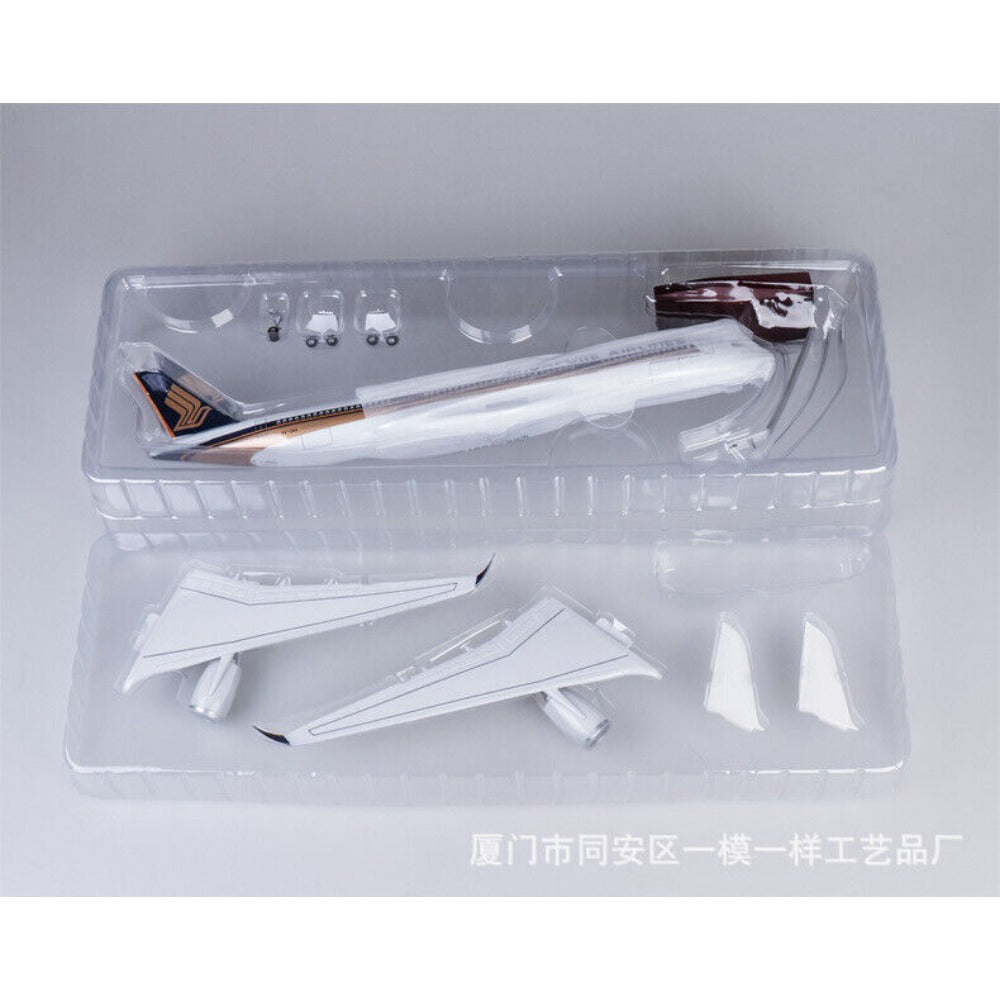 StoneSky 1/142 Singapore Airlines LED Light Plane Airplane Model A350 Passenger Aircraft