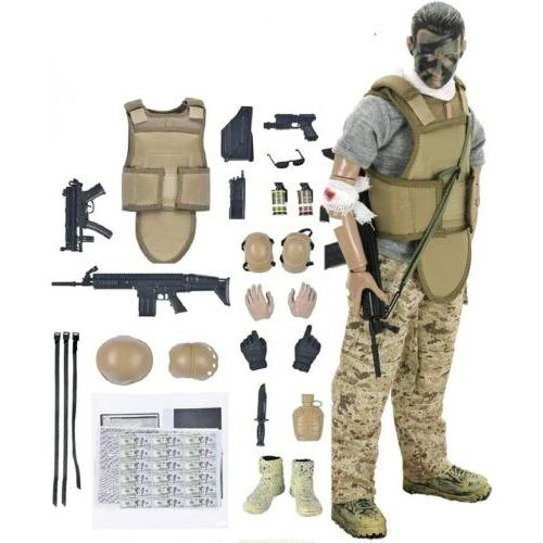 STONESKY 1/6 military Soldier Action figures Modle SDU/SWAT/ACU/Injured /Medical Soldiers