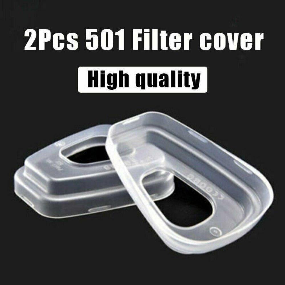 StoneSky Gas Mask US 2Pcs/1Pair 501 Filter Retainer Cover For 6100/6200/6800/7501/7502