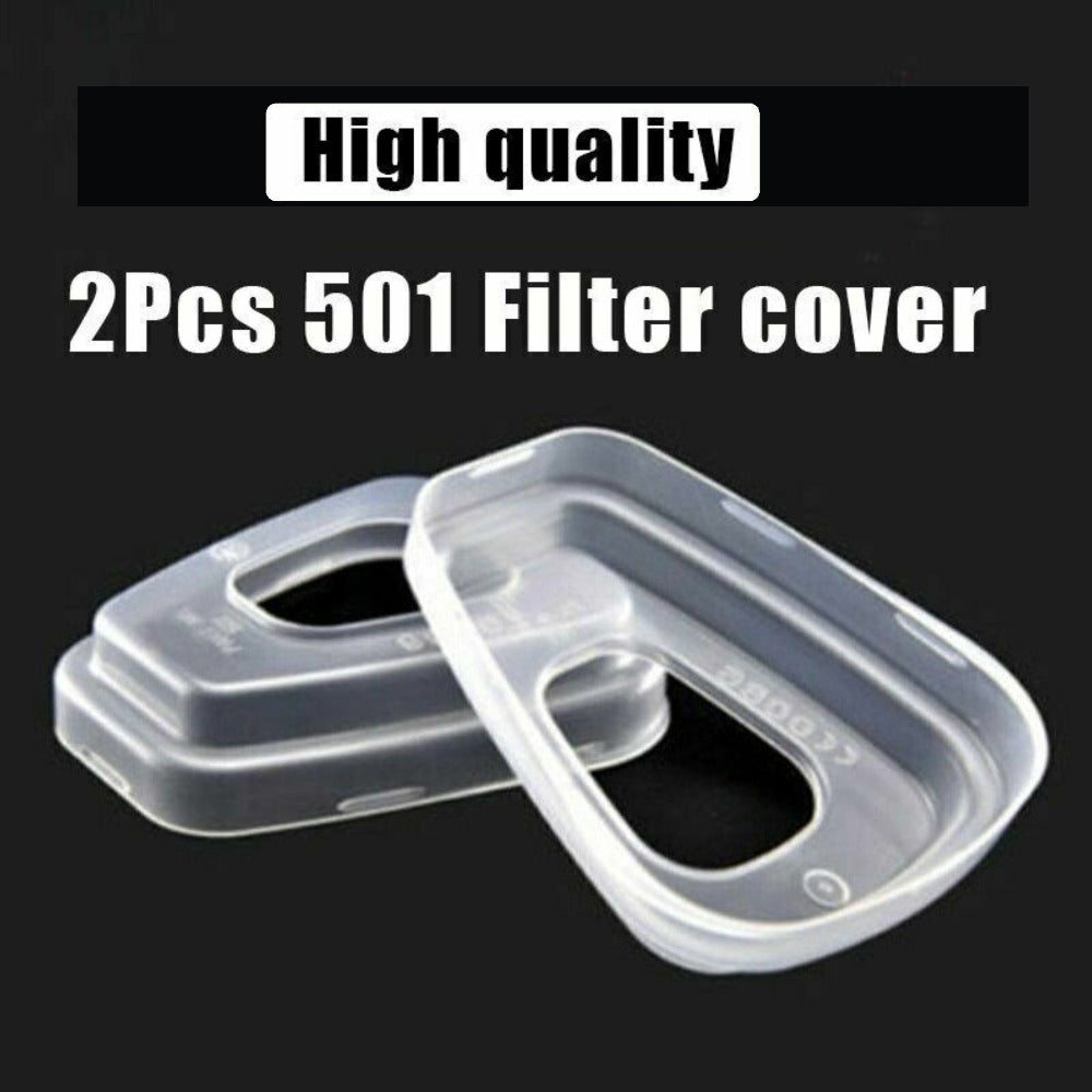StoneSky Gas Mask US 2Pcs/1Pair 501 Filter Retainer Cover For 6100/6200/6800/7501/7502