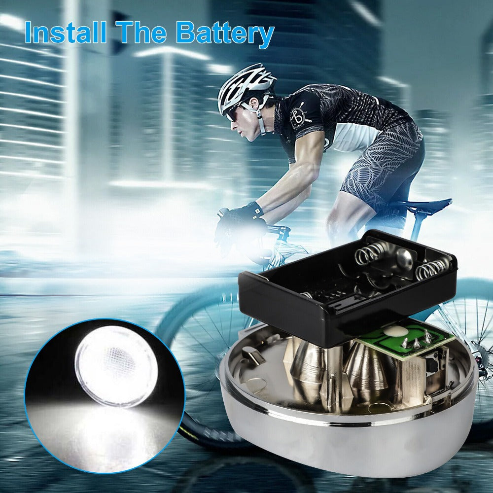 StoneSky 2Pack Classical Vintage 3-LED Bike Headlight Bicycle Retro Light Front Head Lamp