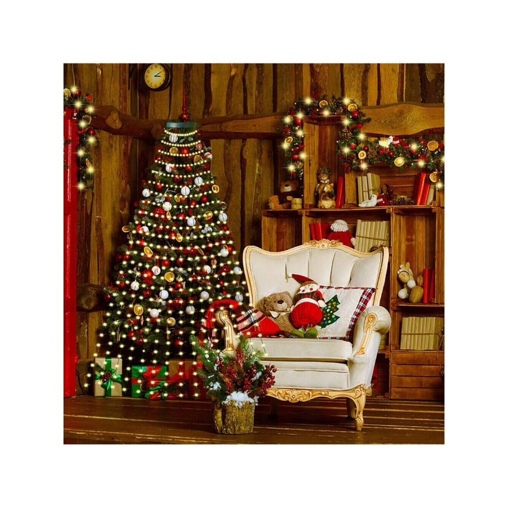 STONESKY Christmas Tree Waterfall String Lights 6.56FT x 16 Lines 320 LED USB Xmas Lights