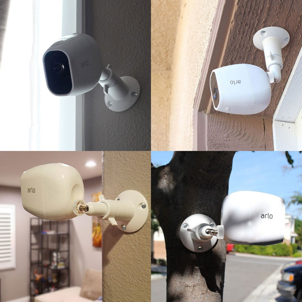 StoneSky 4Pack Security Camera Wall adjustable Mount For Arlo Arlo Pro Pro 2 Pro 3 White