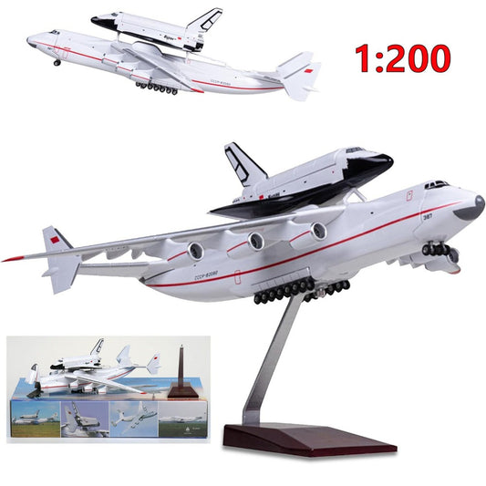 StoneSky 1/200 42cm Antonov An-225 CCCP Aircraft Strategic Transport Resin Plane Model US