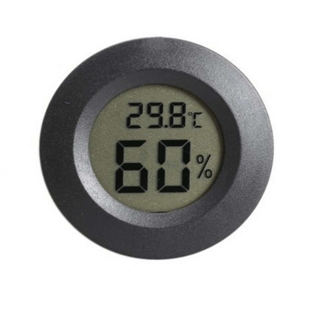 StoneSky 5Pack Digital Cigar Humidor Hygrometer Thermometer Temperature Meter Round Gauge