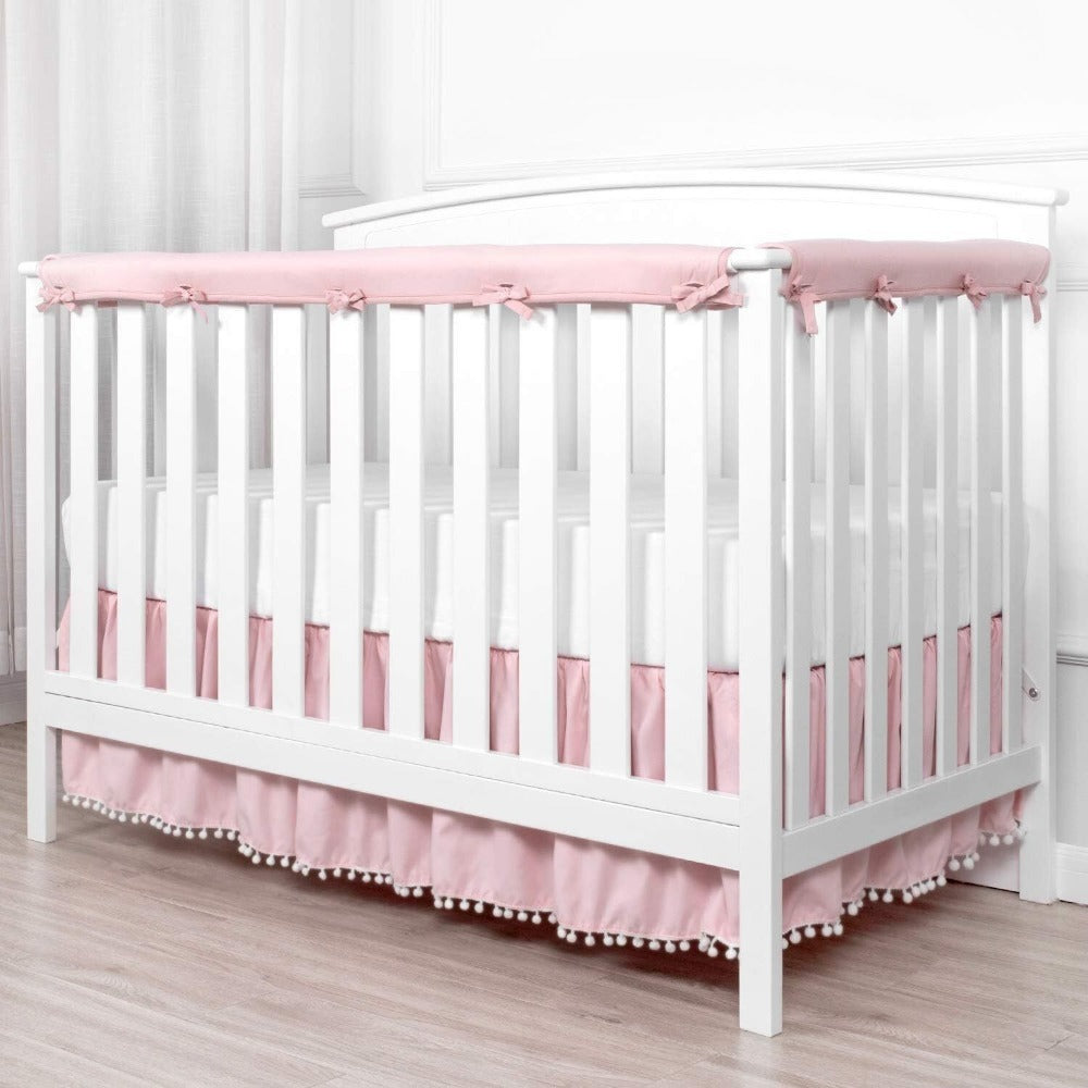 StoneSky 3 Pack Baby Crib Rail Cover Protector Safe Teething Guard Wrap for Standard Crib
