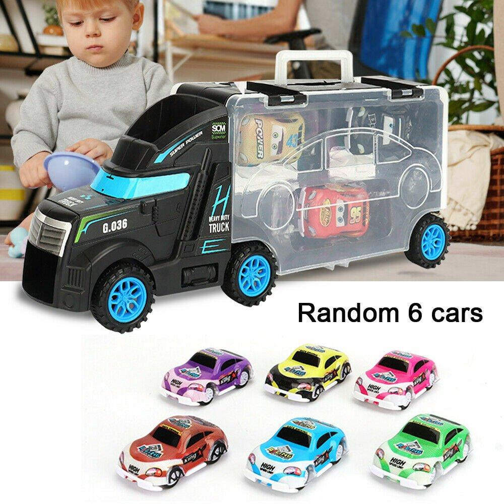 STONESKY Dinosaur Truck Toy Transport Carrier Car Set Pull Back Dinosaur Car Boys Gifts