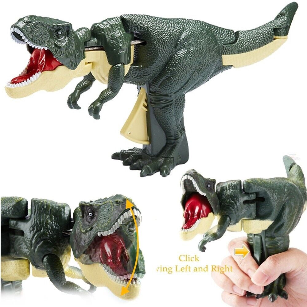 EROCK Trigger Dinosaur Chomper Toys Dino Fun Hand Pincher Shake Head & Tail Kids Gifts