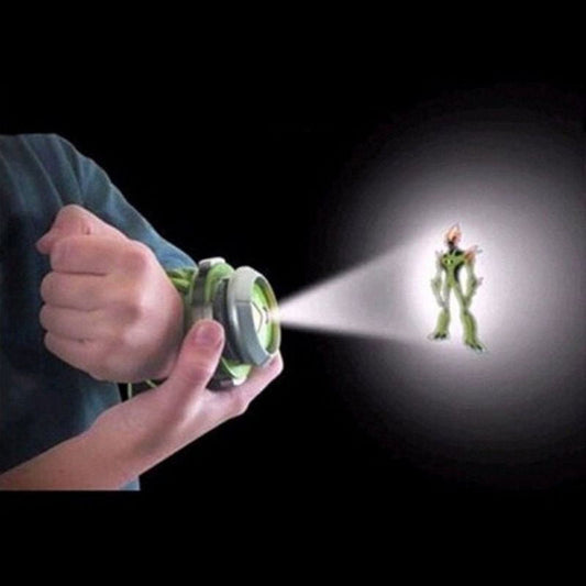 BANDAI BEN10 Kids Watch Projector Omnitrix Alien Viewer W/ 3 Disks 30 Images