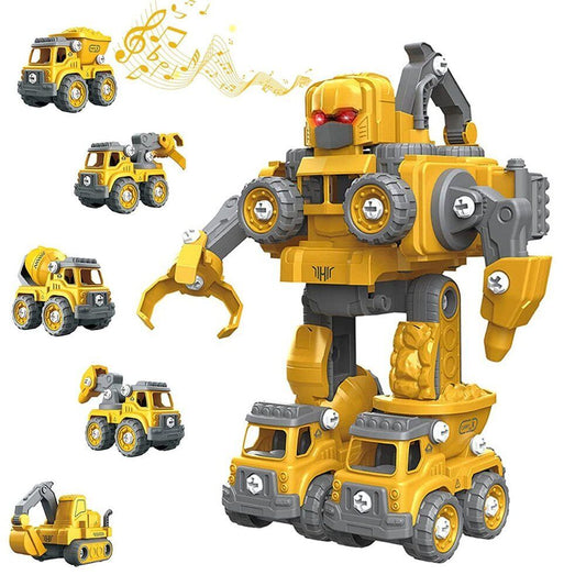 STONESKY Educational Learning Toys Take Apart STEM Building Toys Vehicles Robot Transform