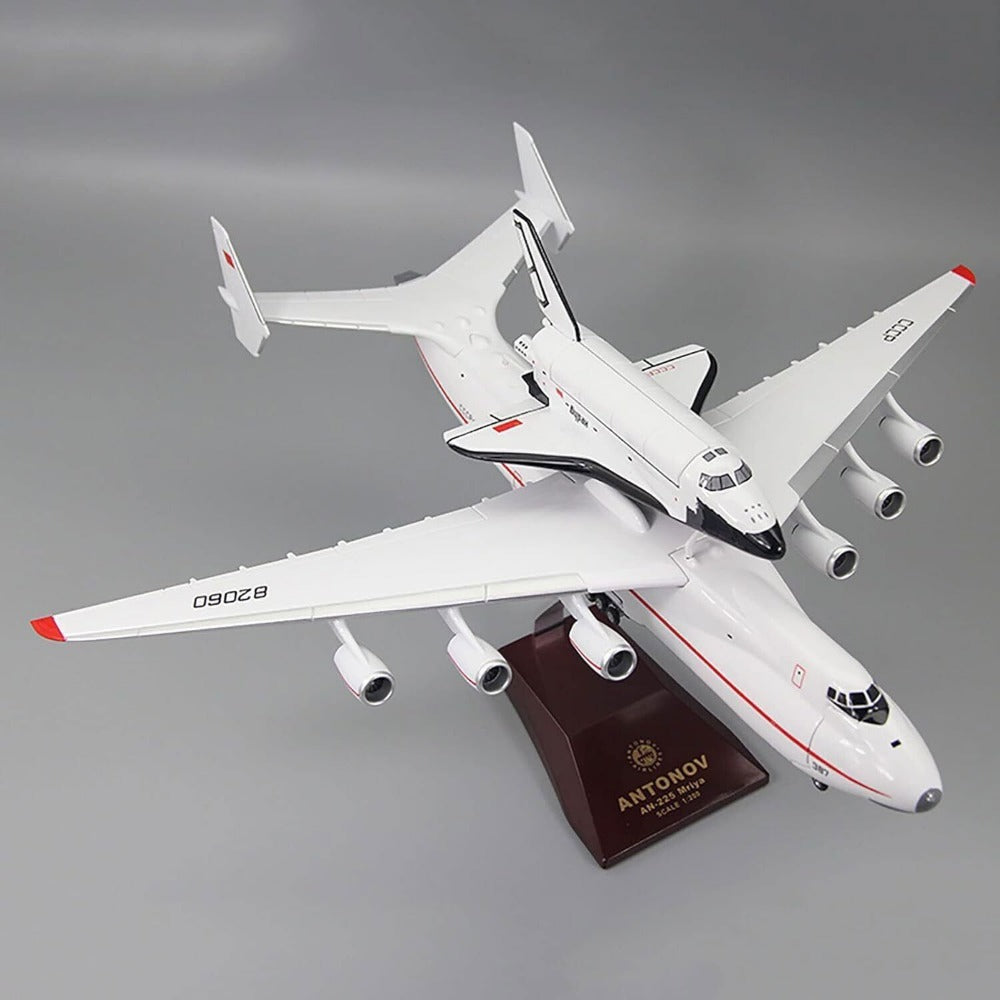 StoneSky 1/200 42cm Antonov An-225 CCCP Aircraft Strategic Transport Resin Plane Model US