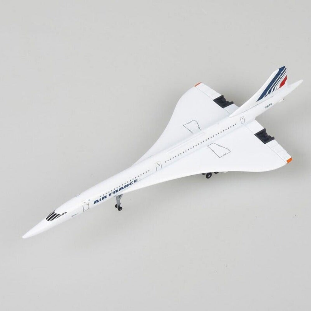 StoneSky 1/400 Scale Air France Concorde Plane Model Toy Diecast 1976-2003 Collection