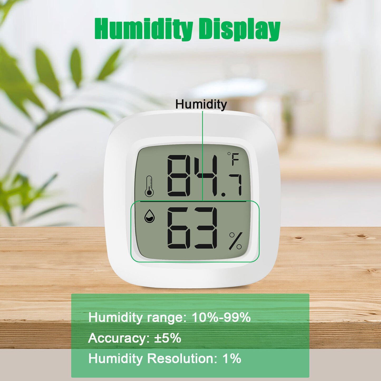 StoneSky Mini Thermometer Digital LCD Display Hygrometer Temperature Humidity Meter