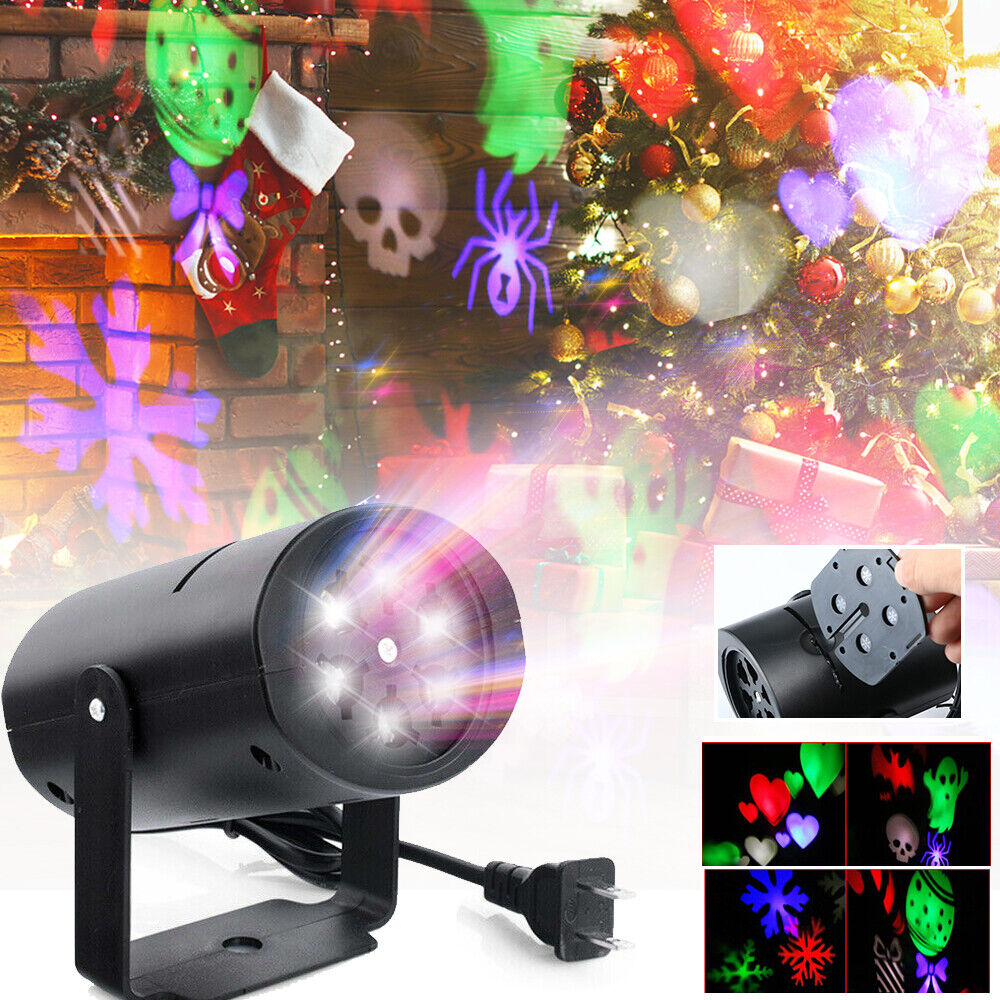 STONESKY EROCK Christmas Laser Projector LED Light Party Stage Spotlight 4 Patterns