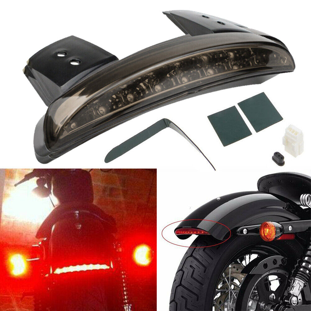 StoneSky LED Fender Brake Tail Light Turn Signal For Harley Sportster 883 1200 Iron Dyna