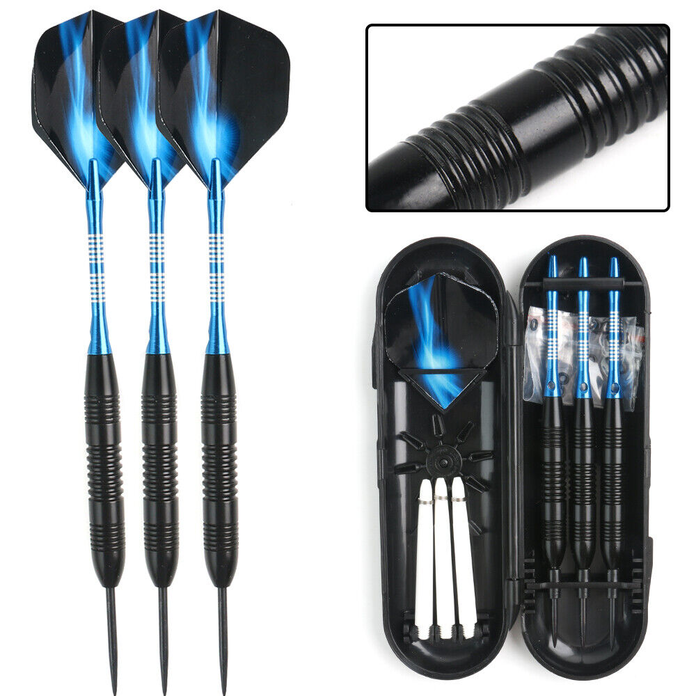 3Pcs Professional Competition Tungsten Steel Needle Tip Darts 22g Set With Case